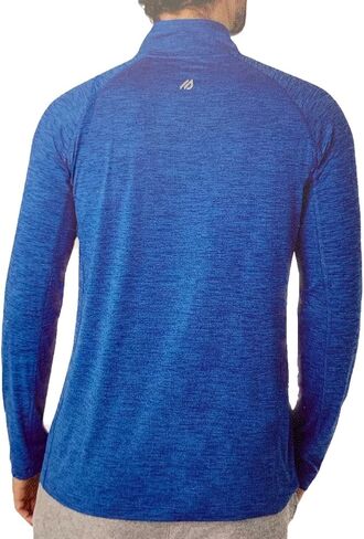 Eddie Bauer Men's Freedry Motion Performance 1/4 Zip Long Sleeve Shirt (as1, Alpha, xx_l, Regular, Regular, Blue) in Saudi Arabia