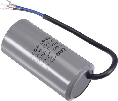 uxcell CBB60 Run Capacitor 30uF 450V AC 2 Wires 50/60Hz Cylinder 96x50mm with Terminal for Air Compressor Water Pump Motor in Saudi Arabia