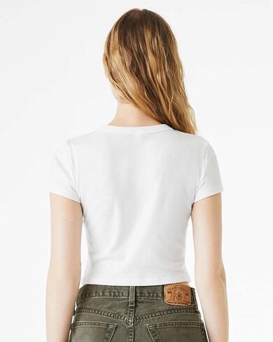 Bella + Canvas Ladies' Micro Ribbed Baby Tee in Saudi Arabia