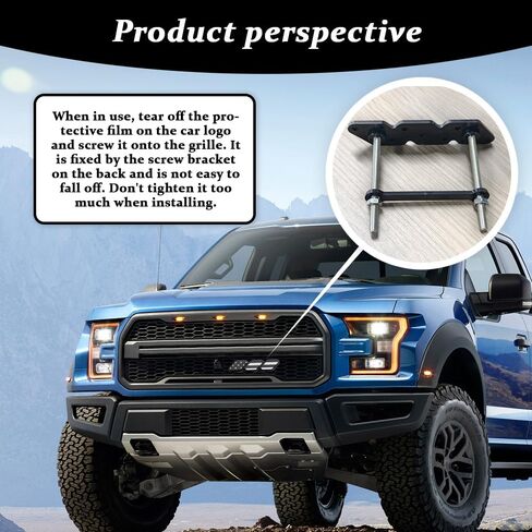 TRD Grille Decor Badge, TRD Emblem, Tri-Color Grille Badge Decoration Accessories, Car Front Grill Insert Emblem for Toyota Tacoma 4Runner Tundra Sequoia Rav4 Highlander (Gray White) in Kuwait