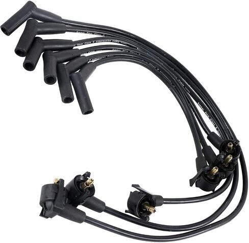 Ignition Spark Plug Wires 6PC Set 8mm ST-6079 for 1990-1996 Ford Explorer Ranger Aerostar V6 4.0L for 1991-2000 Mazda B4000 Navajo in Saudi Arabia