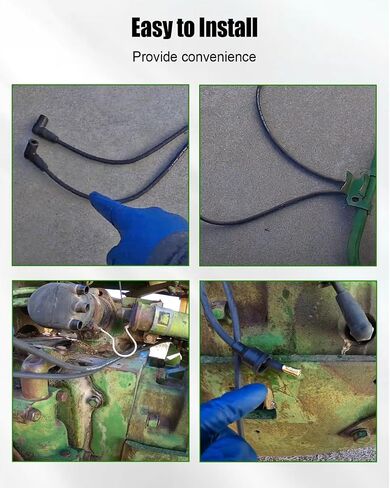 Spark Plug Wiring Set Fit for John Deere A B G 50 60 70 520 620 720, Replace JDS643 in Saudi Arabia