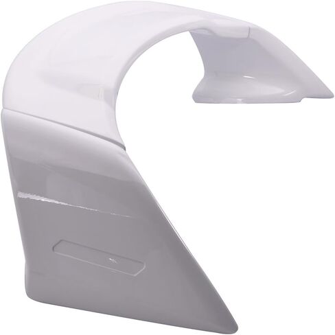 IKON MOTORSPORTS, Trunk Spoiler Compatible with 2012-2015 Honda Civic 9th Gen Sedan 4-Door, Mugen Style Unpainted Black ABS Plastic Rear Trunk Lid Spoiler Wing Lip 4PCS in Saudi Arabia