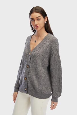 Women's Cardigan Sweaters Open Front Cardigans for Women Trendy Chunky Oversized Loose Knit Fall Outfits 2025 in Kuwait