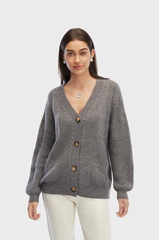 Women's Cardigan Sweaters Open Front Cardigans for Women Trendy Chunky Oversized Loose Knit Fall Outfits 2025 in Kuwait