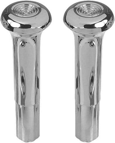 2 Set of - Smooth Chrome Door Lock Knob Set for Tempest for LeMans for GTO for Catalina for Bonneville for Cutlass for Monte Carlo for Corvair for Chevelle for Fleetwood in Saudi Arabia