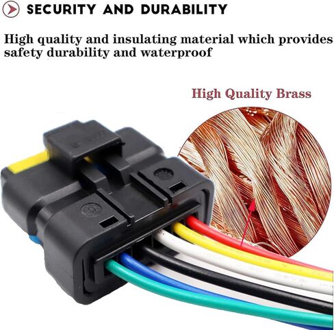 6 Pins Rear Tail Light Lamp Connector Wiring Harness Pigtail Plug Fit for Nissan Versa Sunny Almea V-Drive Latio N17 2012-2019 Fit OE# 265503AN0A 265553AN0A in Saudi Arabia