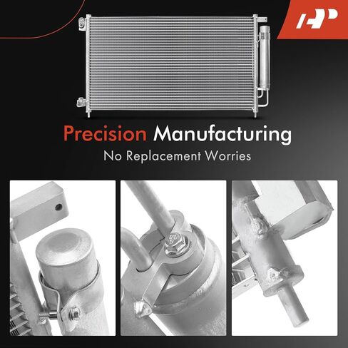 A-Premium Air Conditioning A/C Condenser Compatible with Honda Accord 2003-2007 2.4L 3.0L, Coupe 2dr, Replace# 80110SDNA01 in Saudi Arabia