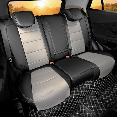 HKZ Custom Fit Encore Leather Seat Covers for Buick Encore 2020 2021 2022 2023 2024 2025 Encore GX - 5-Seats Full Set,Full Coverage Protection(Black) in Saudi Arabia