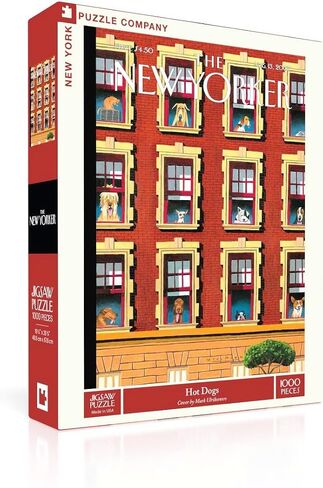 New York Puzzle Company - New Yorker Hot Dogs - 1000 Piece Jigsaw Puzzle for Adults by Mark Ulriksen in Saudi Arabia
