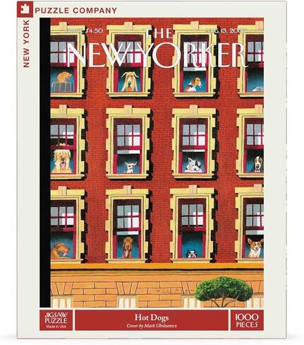New York Puzzle Company - New Yorker Hot Dogs - 1000 Piece Jigsaw Puzzle for Adults by Mark Ulriksen in Saudi Arabia