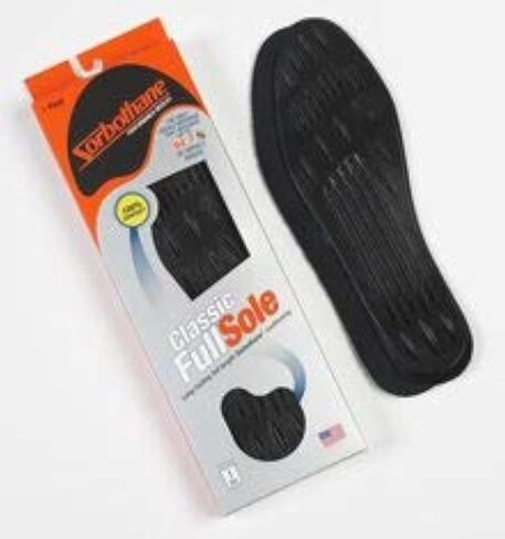 Sorbothane Classic Full Sole Insole M 15.5-16.5 (Metric 49-50) - I in Kuwait