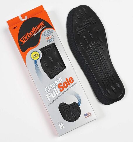 Sorbothane Classic Full Sole Insole M 15.5-16.5 (Metric 49-50) - I in Kuwait
