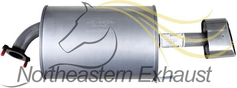 Exhaust Driver Side Muffler Compatible for 2004-2006 Acura MDX 3.5L | Stainless Steel | Northeastern Exhaust | Free Gasket Included | Automotive Replacement Part | Direct-Fit in Saudi Arabia