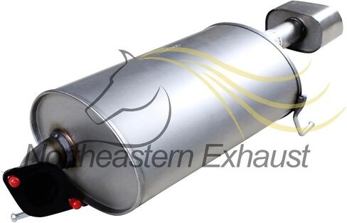 Exhaust Driver Side Muffler Compatible for 2004-2006 Acura MDX 3.5L | Stainless Steel | Northeastern Exhaust | Free Gasket Included | Automotive Replacement Part | Direct-Fit in Saudi Arabia
