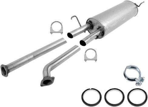 Northeastern Exhaust | Stainless Steel Exhaust Muffler Compatible for Toyota Tundra 2007-2009 5.7L | Free Gaskets and Clamps Included | 146" Wheelbase in Saudi Arabia