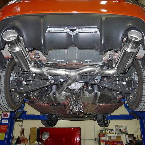 نظام عادم كاتم صوت ذو طرف مزدوج من Spec-D Tuning Catback متوافق مع 2013-2016 Scion FR-S in Saudi Arabia
