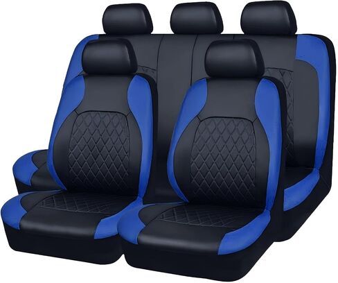 أغطية مقاعد السيارة الجلدية لسيارة Jeep Renegade 2014-2018 2019 2020 2021 2022 2023، وسائد مقعد السيارة، مجموعات أغطية المقاعد ملحقات السيارات، أسود 9 قطع in Saudi Arabia