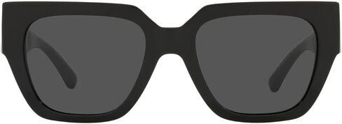 Versace Woman Sunglasses Black Frame, Dark Grey Lenses, 53MM in Saudi Arabia