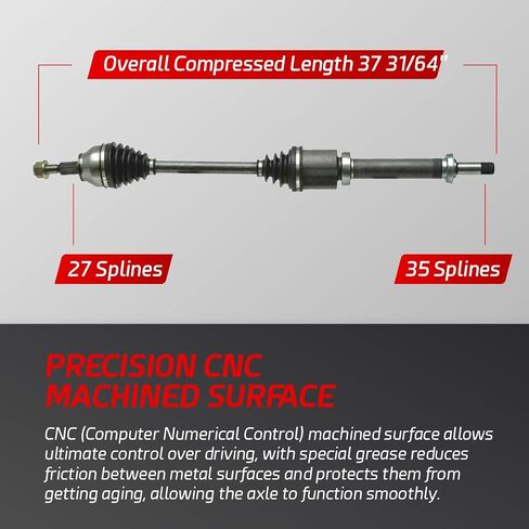 Anytek CV Axle Shaft Front Right Compatible with Ford Escape 2013 2014 2015 2016 2017 2018 L4 2.5L 2WD Replace# CV6Z3B436C Passenger CV Axle Shaft Assembly in Saudi Arabia