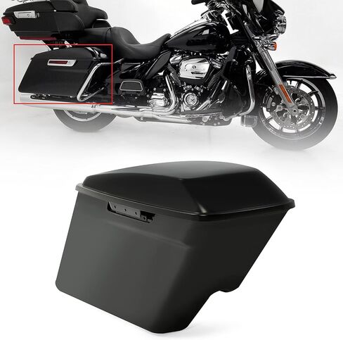 ECOTRIC 5'' Extended Stretched Saddlebags Unpainted Compatible with 2014-later Harley Touring FLT FLHT FLHTCU FLHRC Road King Road Glide Street Glide Electra Glide Ultra-Classic (W/O Hardware) in Saudi Arabia