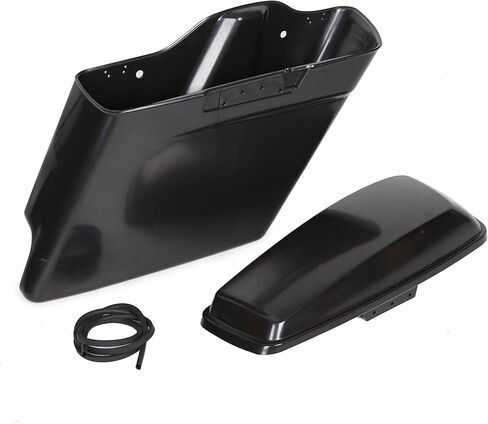 ECOTRIC 5'' Extended Stretched Saddlebags Unpainted Compatible with 2014-later Harley Touring FLT FLHT FLHTCU FLHRC Road King Road Glide Street Glide Electra Glide Ultra-Classic (W/O Hardware) in Saudi Arabia