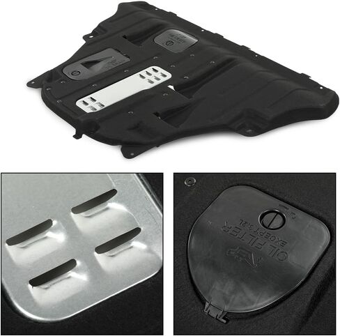 G-PLUS Engine Splash Shield متوافق مع Jeep Cherokee 2015 2016 2017 2018 68102261AG CH1228156 أسود in Saudi Arabia