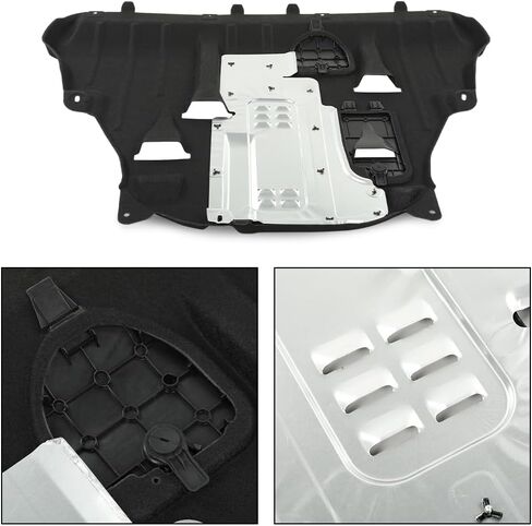 G-PLUS Engine Splash Shield متوافق مع Jeep Cherokee 2015 2016 2017 2018 68102261AG CH1228156 أسود in Saudi Arabia