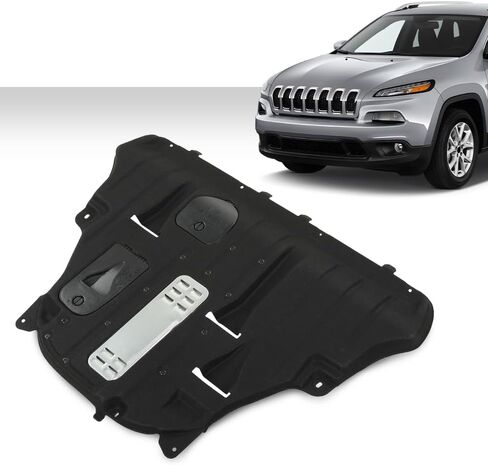 G-PLUS Engine Splash Shield متوافق مع Jeep Cherokee 2015 2016 2017 2018 68102261AG CH1228156 أسود in Saudi Arabia