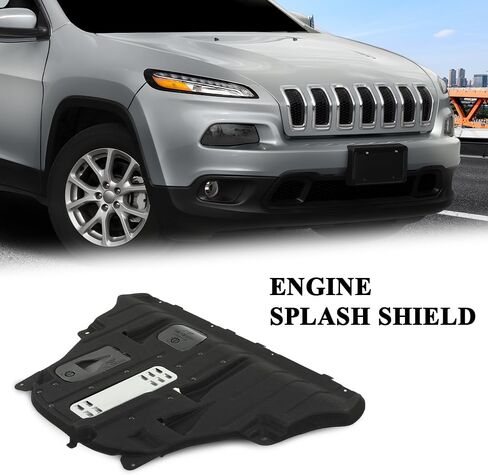 G-PLUS Engine Splash Shield متوافق مع Jeep Cherokee 2015 2016 2017 2018 68102261AG CH1228156 أسود in Saudi Arabia