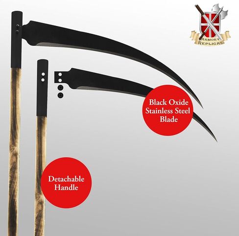 Armory Replicas™ - منجل قابض الأرواح، من الفولاذ المقاوم للصدأ، 80 بوصة in Saudi Arabia
