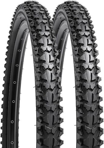 إطارات دراجة YUNSCM 26 بوصة 26x2.125/57-559 60TPI و26 بوصة أنابيب دراجة متوافقة مع الدراجة الجبلية/الطرق الوعرة 26x1.90 26x1.95 26x2.0 26x2.10 26x2.125 26x2.20 26x2.25 إطارات وأنابيب الدراجات (ص-1184) in Kuwait
