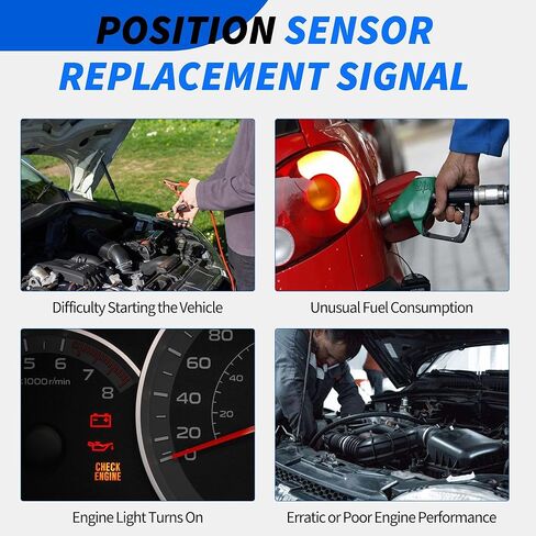 HiSport 9008019009 Engine Crankshaft Position Sensor Compatible with Lexus ES300 1994-2003 ES330 2004-2006 RX300 1999-2003 RX330 2004-2006 RX400H, Toyota Avalon Sienna Camry Highlander Solara in Saudi Arabia