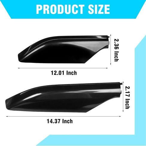 TTCR-II Compatible with 2003-2009 Toyota Land Cruiser Prado FJ120 Roof Rack Cover, for 2003-2009 Toyota Lexus GX470 J120 Cargo Luggage Rack Rail End Cover Shell 4 Pcs (Gloss Black) in Kuwait