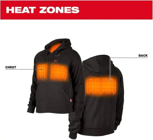 Milwaukee Electric - M12 Black Heated Hoodie KIT M in Saudi Arabia