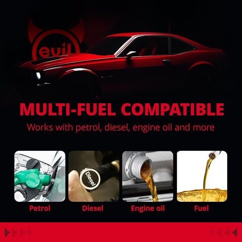EVIL ENERGY 6AN 3/8" Fuel Line, CPE Rubber 3/8 Push Lock Fuel Hose 20FT and Hose Clamps 10PCS in Saudi Arabia