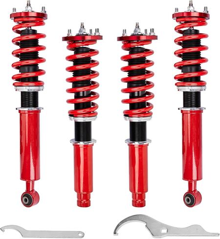 Coilover Suspension Lowering Kit, 24 Levels Damper Adjustable Coilovers Replacement for Honda Accord VII 2002-2008 Acura TSX 2004-2008 Height Adjustable Shock Absorber Struts in Saudi Arabia