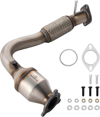 Front Exhaust Manifold Catalytic Converter Kit Direct-Fit Compatible with Chevrolet Equinox 2010-2014, Captiva Sport 2012-2015, Compatible with GMC Terrain 2010-2014, 2.4L, (EPA Compliant) in Saudi Arabia