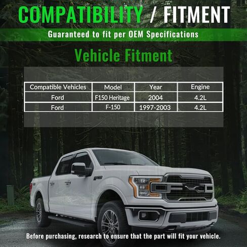 Left Catalytic Converter Compatible With Ford F150 F-150 1997-2003 4.2L V6 ONLY RWD(OEM/OBD-Ⅱ Replacement Catalytic Convertor) in Kuwait