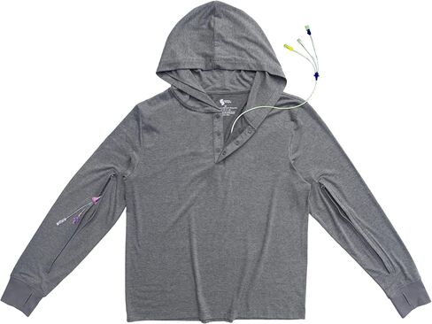 Hooded Top with Sleeve and Chest Access in Saudi Arabia
