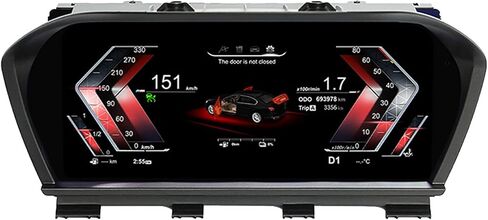 لوحة القيادة الرقمية 12.3 بوصة لسيارات BMW 5 Series E60 E61 525D 2003-09year CCC CIC لوحة ال سي دي أوتوماتيكية Snelheidsmeter قمرة القيادة الافتراضية in Saudi Arabia