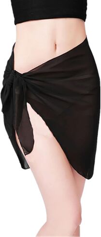 تنورة ملفوفة للسيدات مكونة من قطعتين من ملابس السباحة Beach Sarong Chiffon لبدلة السباحة البيكيني in Kuwait