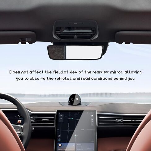 Car Rear View Mirror Protector Frame, Silicone Automotive Rearview Mirror Protective Cover, Vehicle Interior Mirrors Edge Guard Decorative Accessories Compatible with Model 3 Y (Purple) in Saudi Arabia