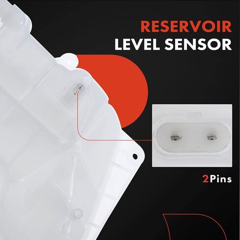A-Premium Engine Coolant Overflow Recovery Reservoir Tank [with Sensor] Compatible with Volkswagen Passat 1998-2005 & Audi A4 A4 Quattro A6 A6 Quattro 1998-2001, RS6 2003 2004, S4 2000-2002 in Saudi Arabia