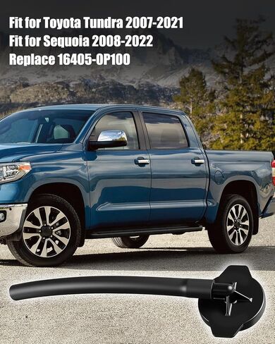 Coolant Overflow Reservoir Cap Fit for Toyota Tundra 2007-2021 Sequoia 2008-2022 Replace 16405-0P100 in Saudi Arabia