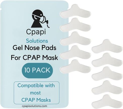 وسادات أنف جل CPAP 5 عبوات من CPAPi Solutions - وسادة ناعمة لراحة قناع CPAP - تساعد على منع التهيج والاحمرار وعلامات الضغط in Kuwait