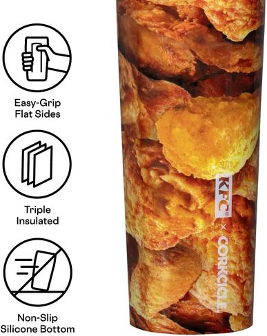 Corkcicle Star Wars Insulated Canteen Travel Water Bottle, Triple Insulated Stainless Steel, Easy Grip Straw Mouth, Keeps Beverages Cold for 25 Hours or Warm for 12 Hours, 20 oz, Chewbacca in Kuwait