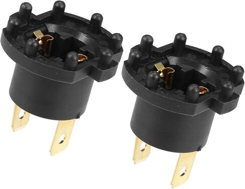 ACROPIX Headlight Low Bulb Holder Socket B28V510A3 for Mazda 3 2004-2009 Plastic Black (Set of 2) Car Parts in Saudi Arabia
