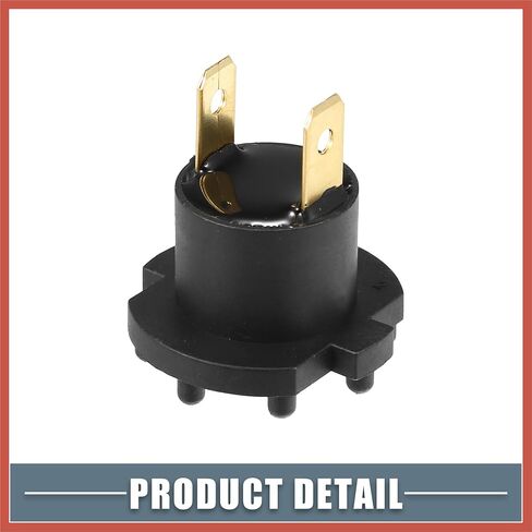 ACROPIX Headlight Low Bulb Holder Socket B28V510A3 for Mazda 3 2004-2009 Plastic Black (Set of 2) Car Parts in Saudi Arabia