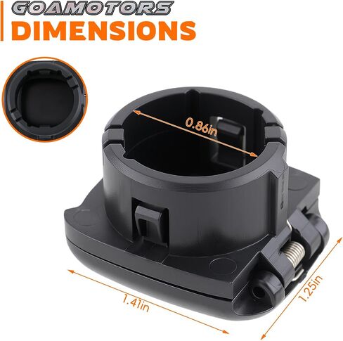 2pcs Center Console Power Outlet Cap Cover Retainer for Chevy for Cadillac for GMC, Replace #84090238,13580623 in Saudi Arabia